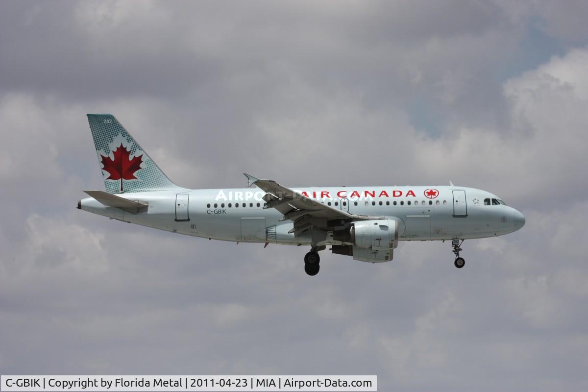 C-GBIK, 1998 Airbus A319-114 C/N 831, Air Canada A319