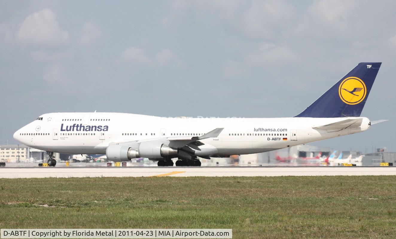 D-ABTF, 1991 Boeing 747-430M C/N 24967, Lufthansa 747-400