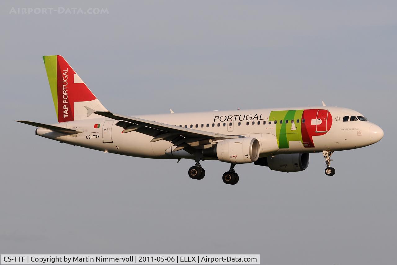 CS-TTF, 1998 Airbus A319-111 C/N 837, TAP