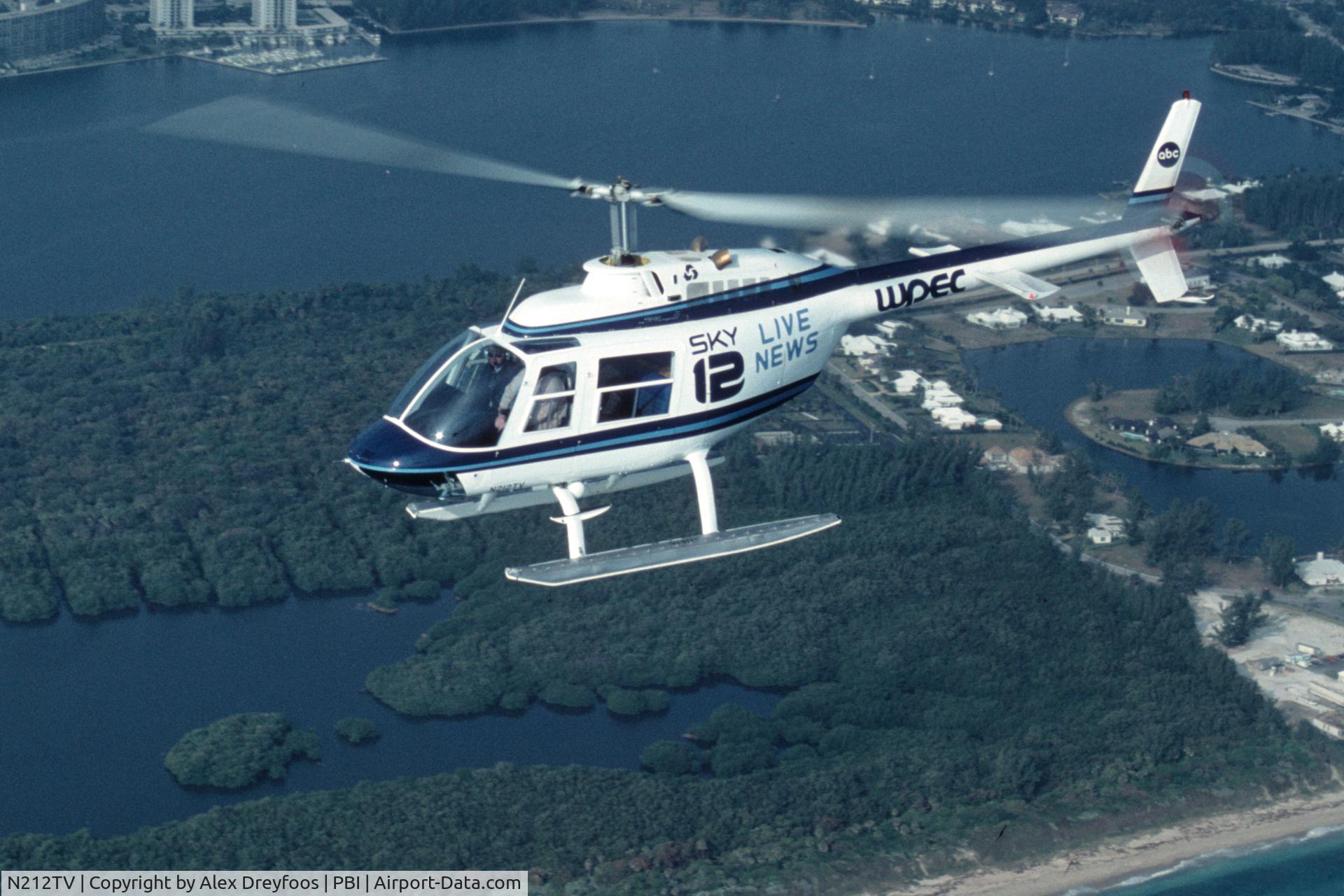 N212TV, 1976 Bell 206B C/N 2048, Originnaly purchased and owned by WPEC TV in West Palm Beach, Florida