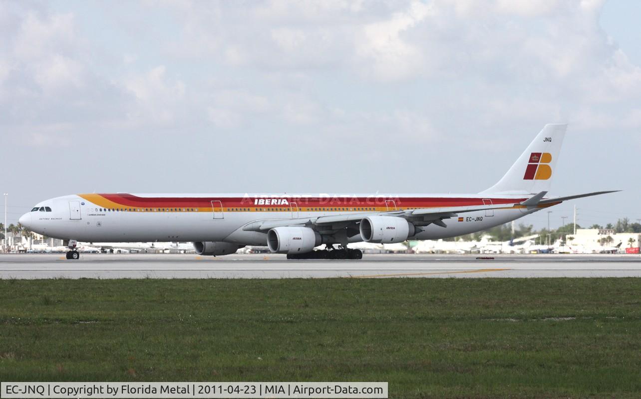 EC-JNQ, 2005 Airbus A340-642 C/N 727, Iberia A340-600