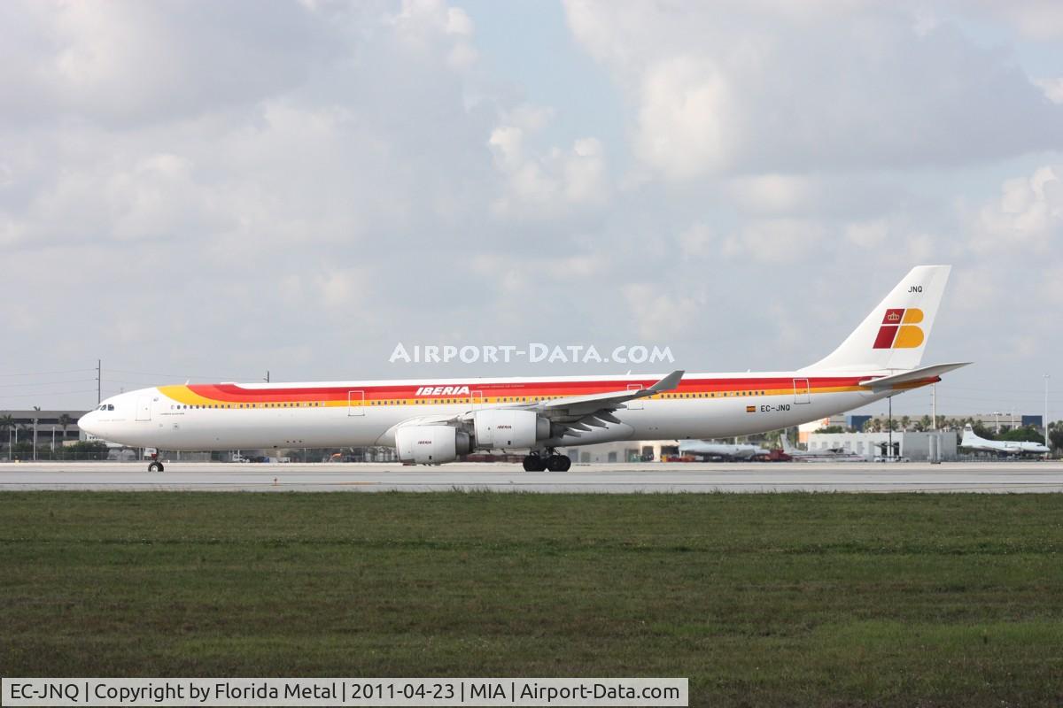 EC-JNQ, 2005 Airbus A340-642 C/N 727, Iberia A340-600
