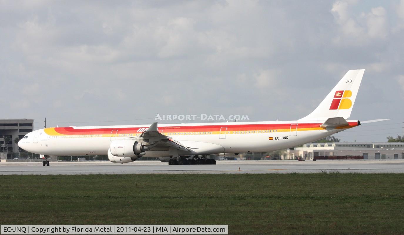 EC-JNQ, 2005 Airbus A340-642 C/N 727, Iberia A340-600