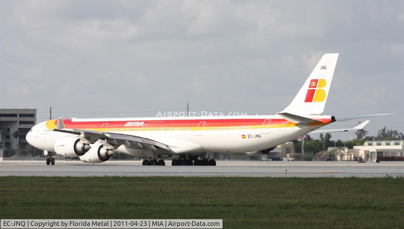 EC-JNQ, 2005 Airbus A340-642 C/N 727, Iberia A340-600