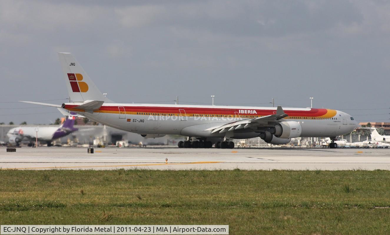 EC-JNQ, 2005 Airbus A340-642 C/N 727, Iberia A340-600