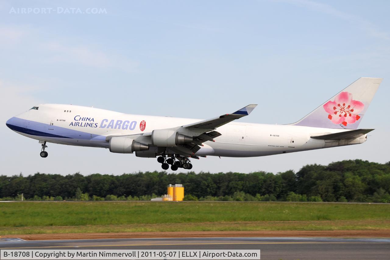 B-18708, 2001 Boeing 747-409F/SCD C/N 30765, China Airlines Cargo