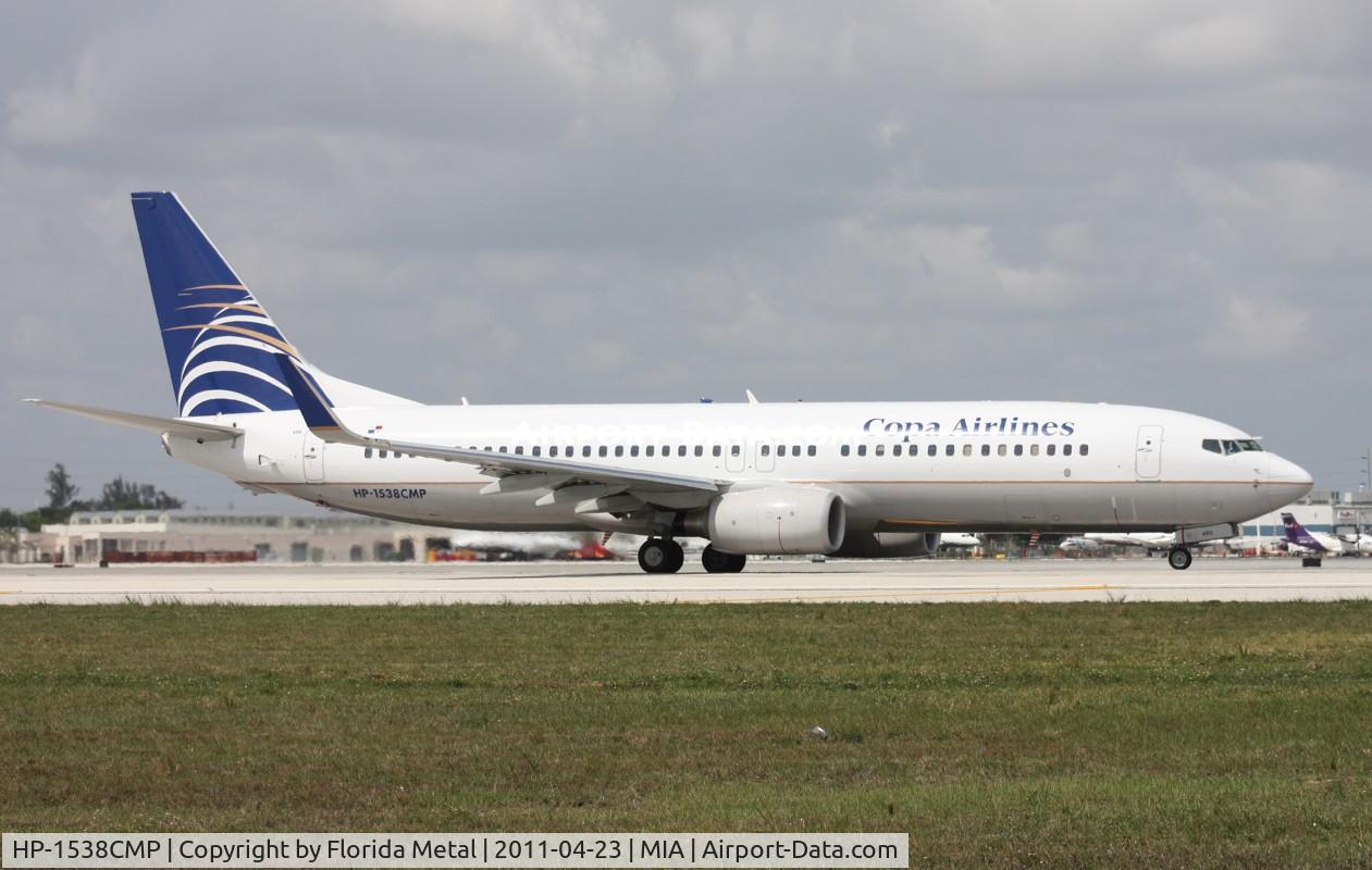 HP-1538CMP, 2009 Boeing 737-8V3 C/N 36554, Copa 737-800