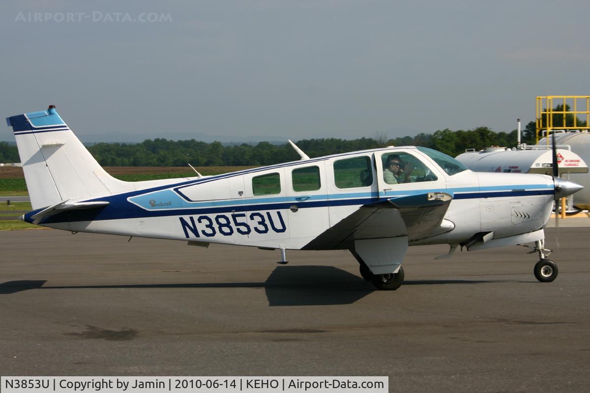N3853U, 1981 Beech A36 Bonanza 36 C/N E-1835, Friendly pilots and copilots can make aircraft spotting a very enjoyable hobby.