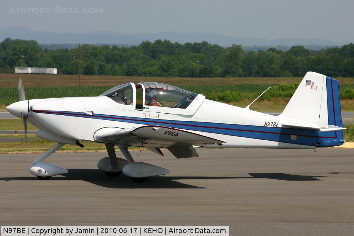 N97BE, Vans RV-6A C/N 23803, One of the most popular home-builts departing the pumps.