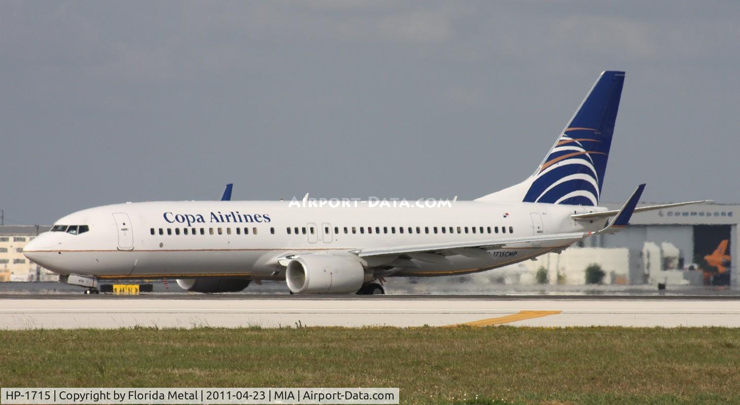 HP-1715, 2010 Boeing 737-8V3 C/N 40361, Copa 737-800