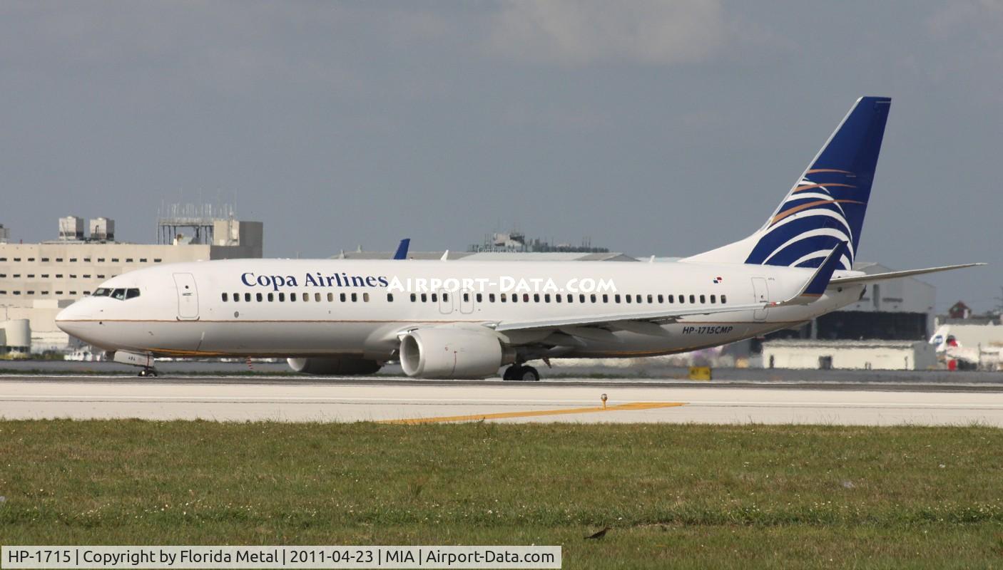 HP-1715, 2010 Boeing 737-8V3 C/N 40361, Copa 737-800