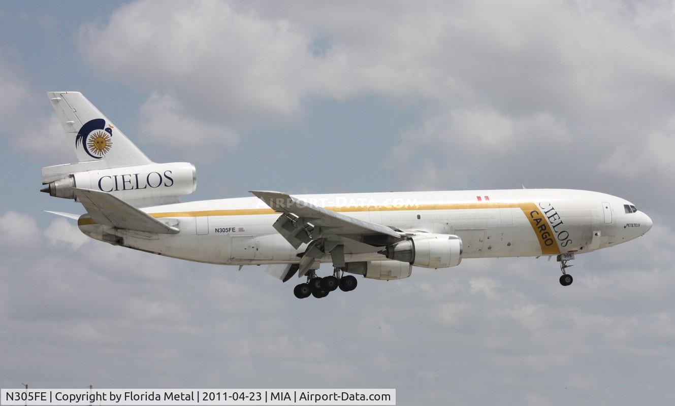 N305FE, 1980 Douglas DC-10-30F C/N 47870, Cielos Air DC-10