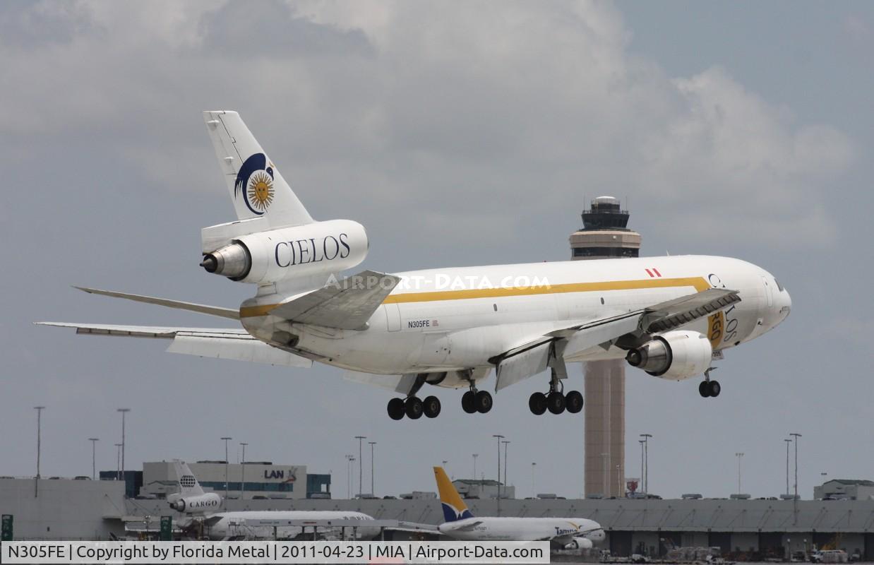 N305FE, 1980 Douglas DC-10-30F C/N 47870, Cielos DC-10-30