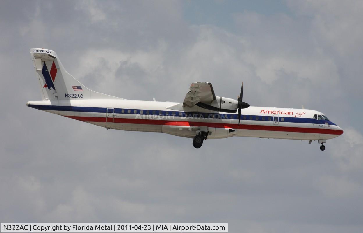 N322AC, 1992 ATR 72-212 C/N 320, Eagle ATR 72
