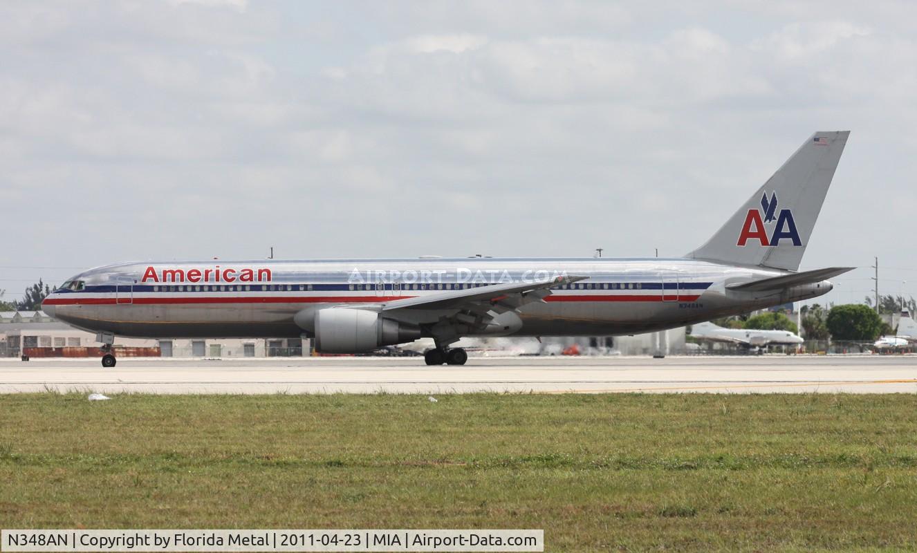 N348AN, 2003 Boeing 767-323/ER C/N 33087, American 767-300