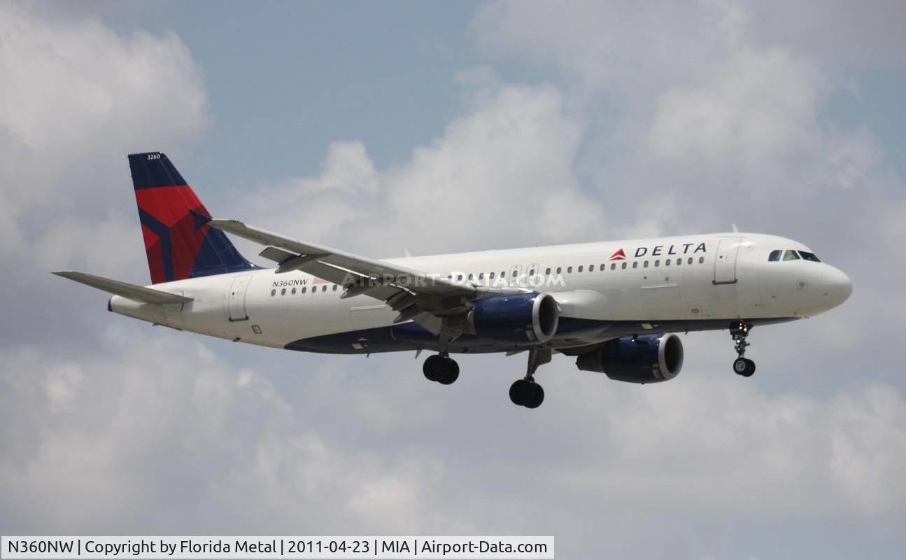 N360NW, 1998 Airbus A320-212 C/N 0903, Delta A320