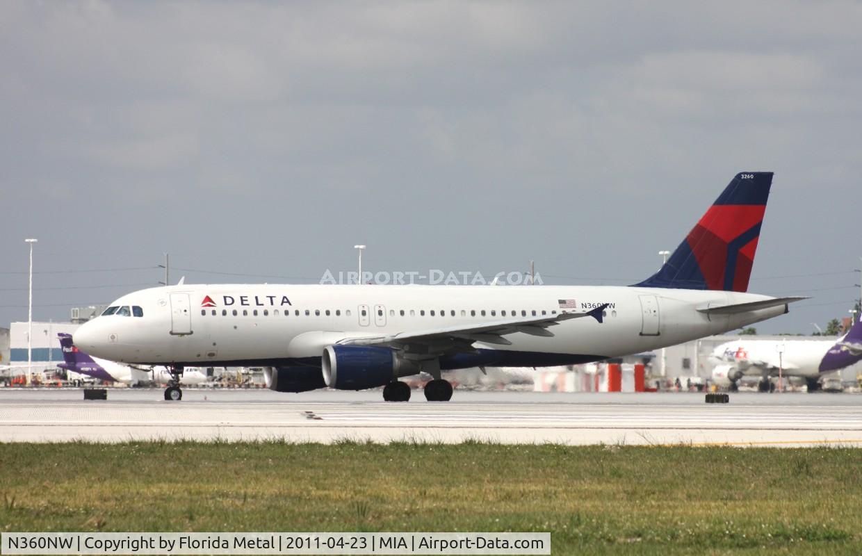 N360NW, 1998 Airbus A320-212 C/N 0903, Delta A320