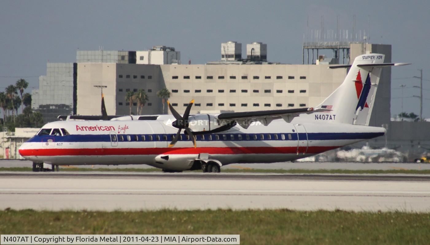 N407AT, 1994 ATR 72-212 C/N 407, Eagle ATR72