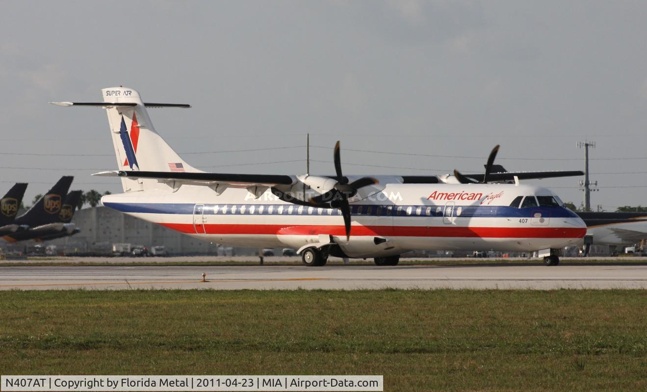 N407AT, 1994 ATR 72-212 C/N 407, Eagle ATR 72