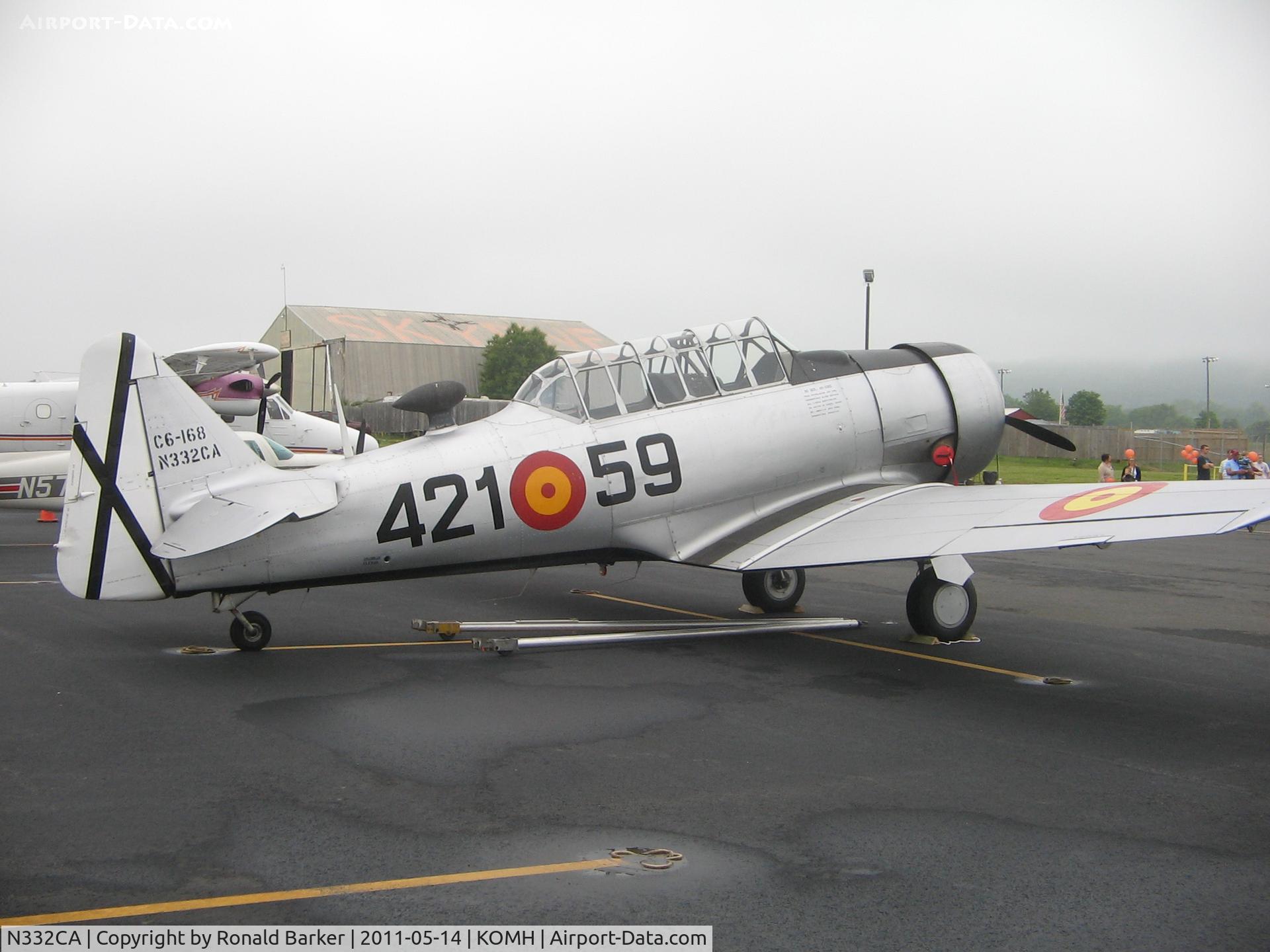 N332CA, 1944 North American T-6G Texan C/N 168-409, Orange County Airport Day