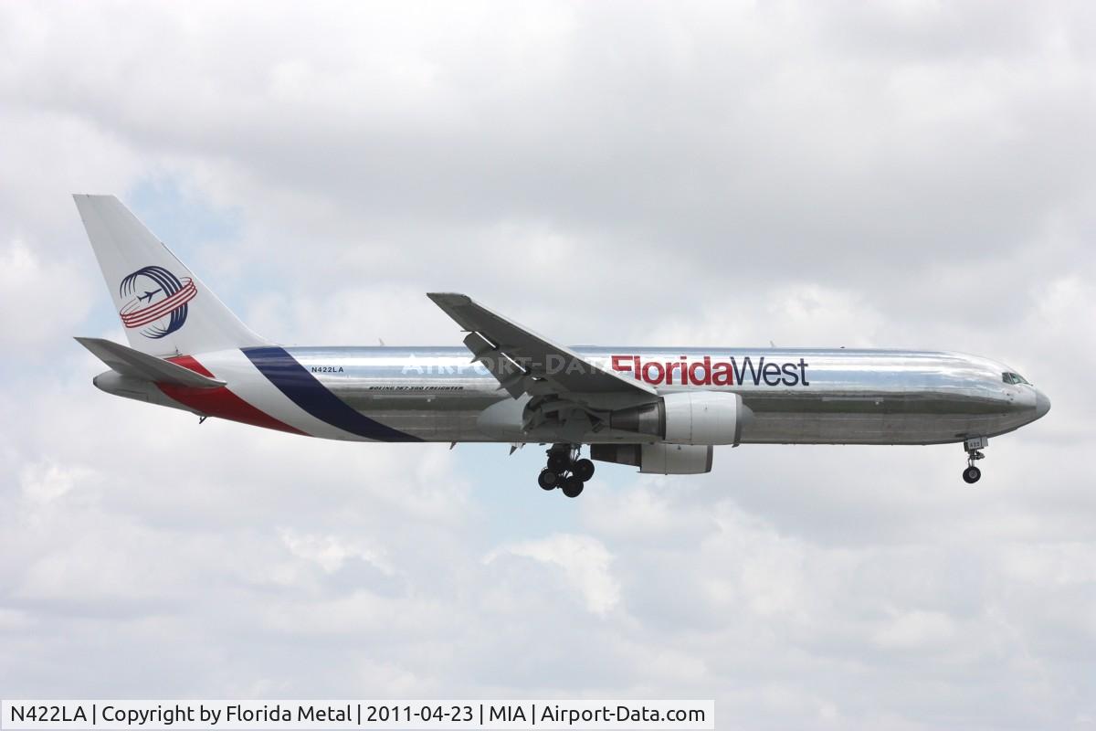 N422LA, 2007 Boeing 767-346F C/N 35818, Florida West 767-300