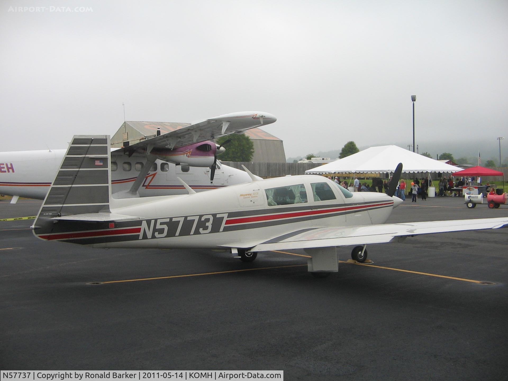 N57737, 1984 Mooney M20J 201 C/N 24-1503, Orange County Airport Day