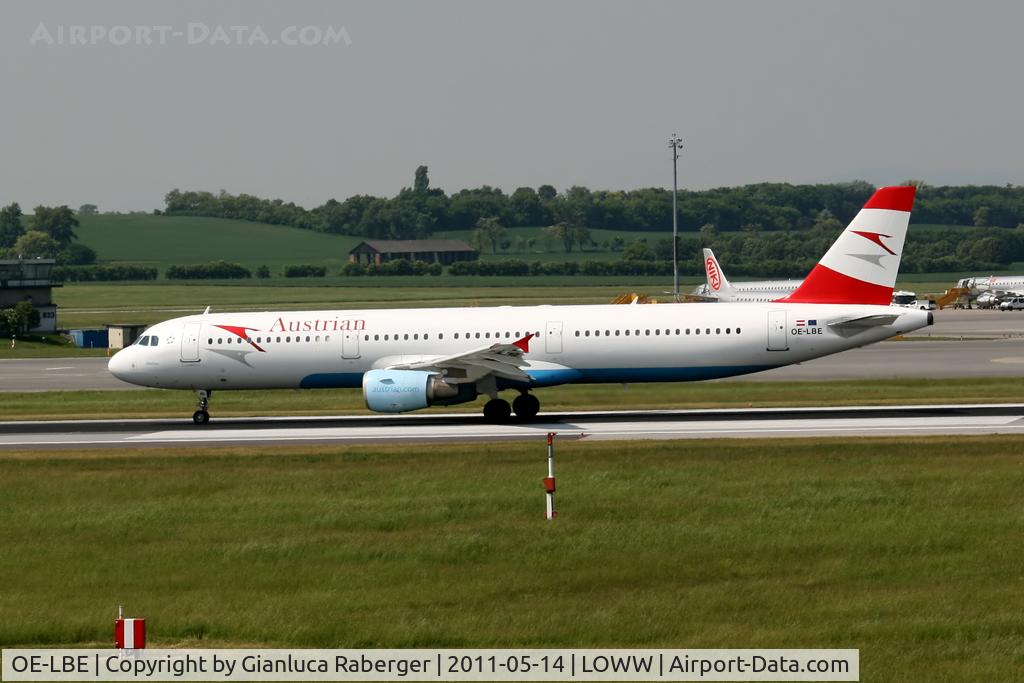 OE-LBE, 1998 Airbus A321-211 C/N 935, Austrian @ VIE