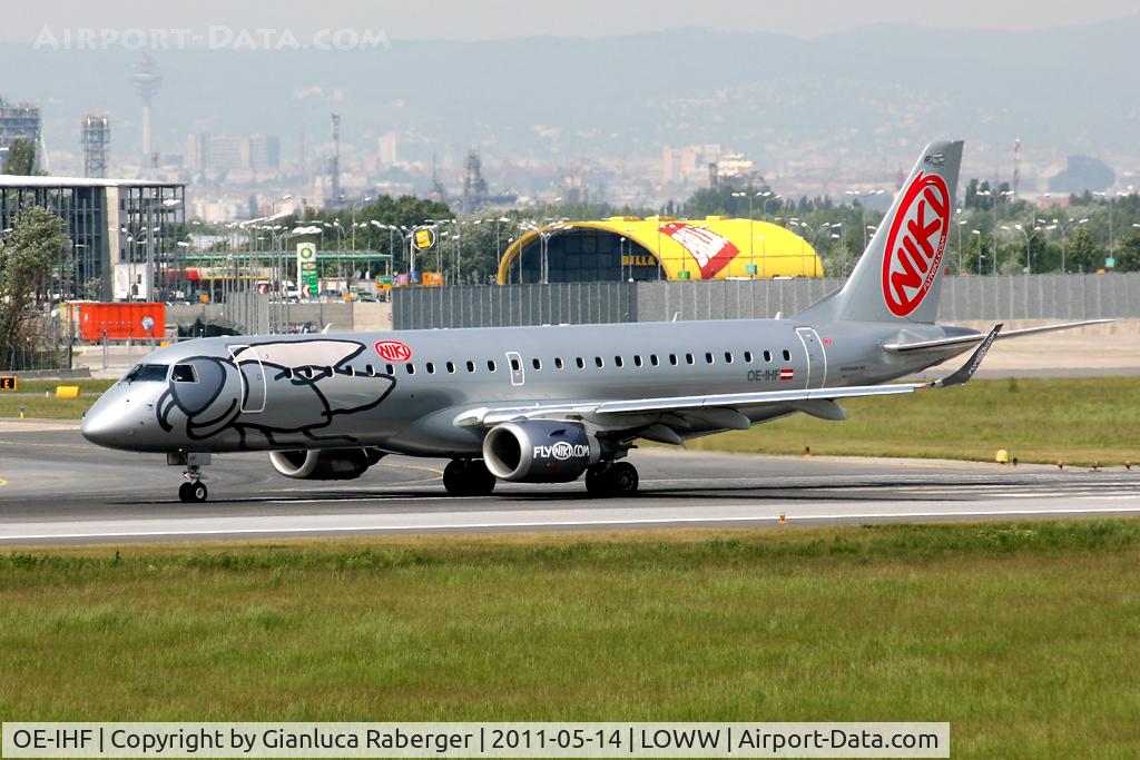 OE-IHF, 2011 Embraer 190LR (ERJ-190-100LR) C/N 19000420, NIKI @ VIE