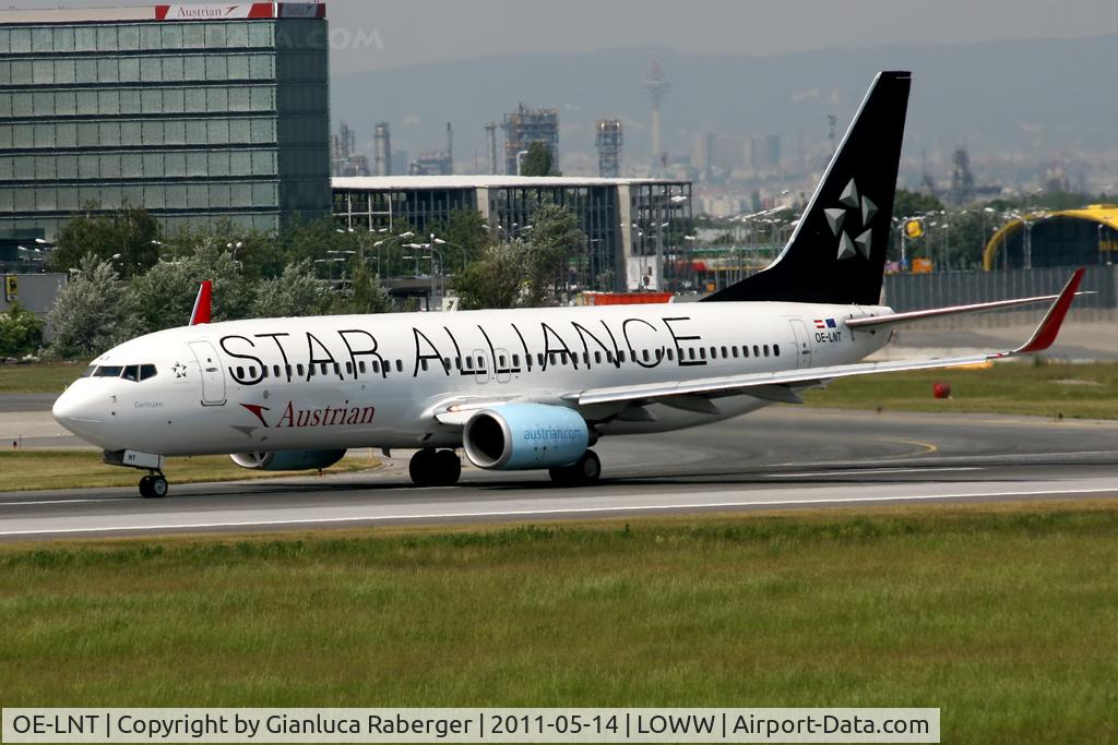 OE-LNT, 2006 Boeing 737-8Z9 C/N 33834, Austrian with Star Alliance Paint @ VIE