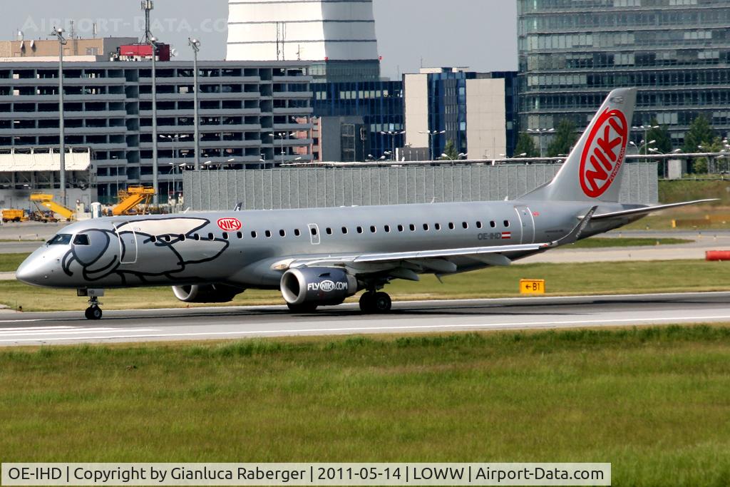OE-IHD, 2010 Embraer E190 (ERJ-190-100) C/N 19000354, NIKI @ VIE