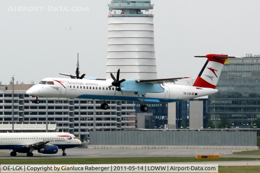OE-LGK, 2009 De Havilland Canada DHC-8-402Q Dash 8 C/N 4280, Austrian @ VIE