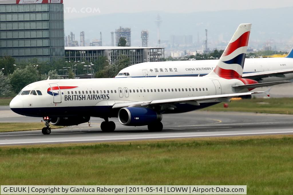 G-EUUK, 2002 Airbus A320-232 C/N 1899, British Airways @ VIE