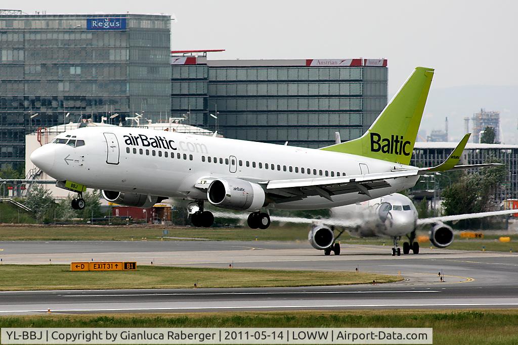 YL-BBJ, 1999 Boeing 737-33Q C/N 30333, airBaltic @ VIE