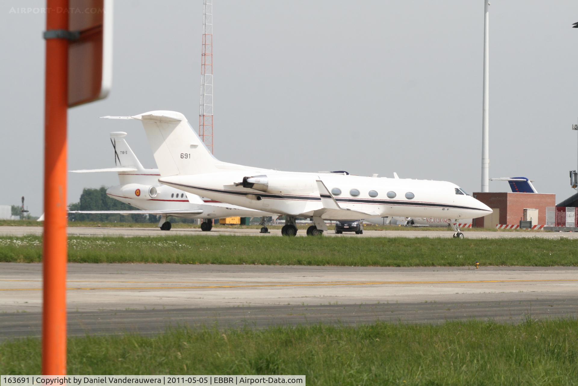 163691, Gulfstream Aerospace C-20D (Gulfstream III) C/N 480, On apron
