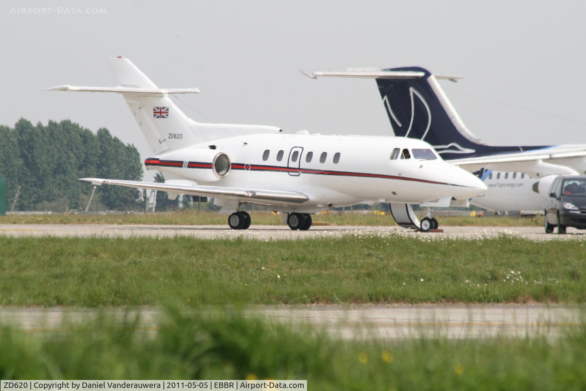 ZD620, British Aerospace BAe-125 CC.3 C/N 257181, Parked on apron