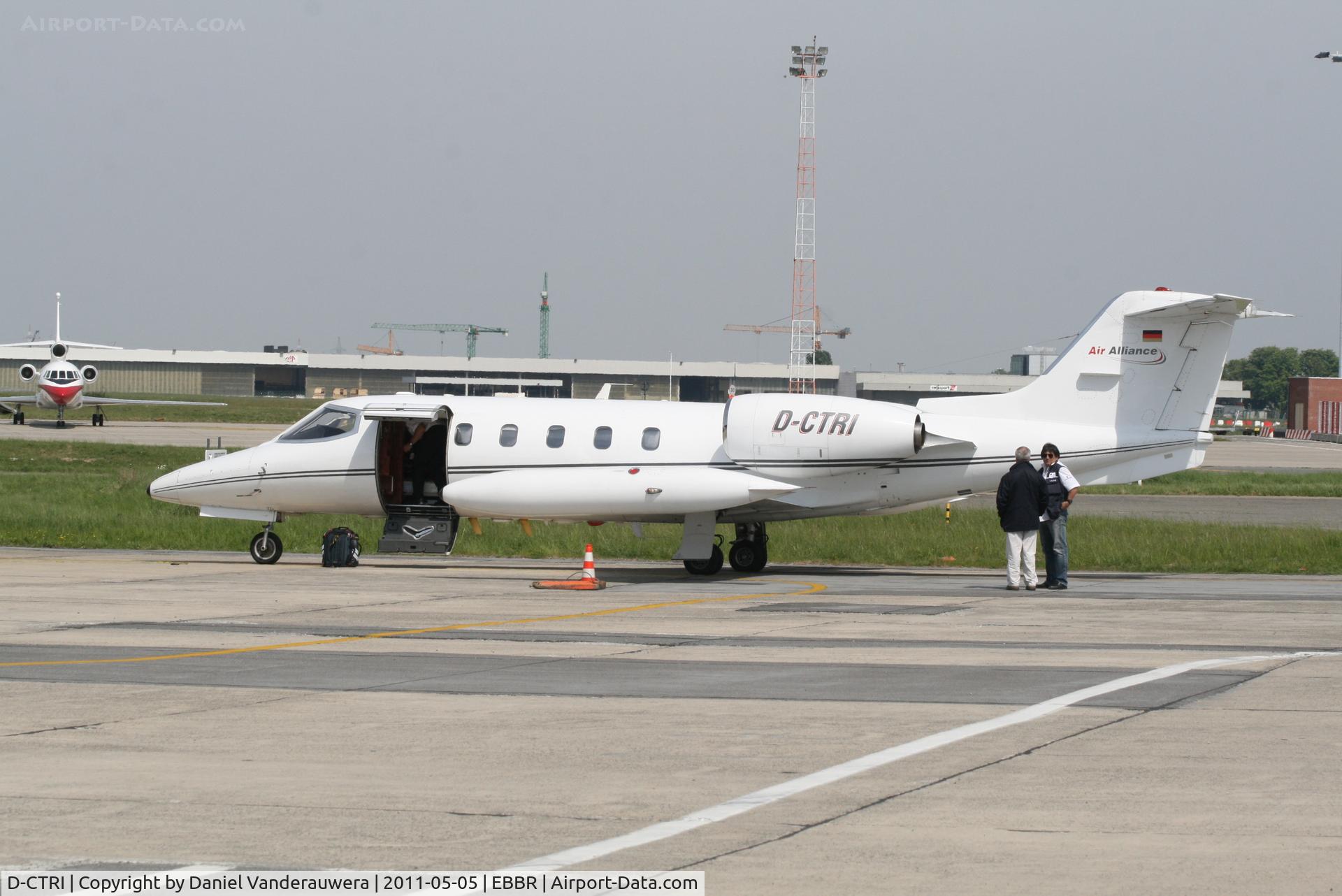 D-CTRI, 1980 Learjet 35A C/N 35A-346, Parked on G.A. apron