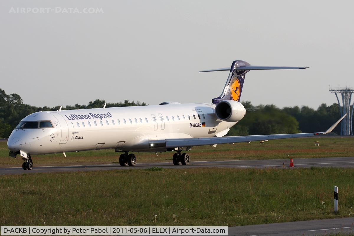 D-ACKB, 2006 Bombardier CRJ-900LR (CL-600-2D24) C/N 15073, LUX