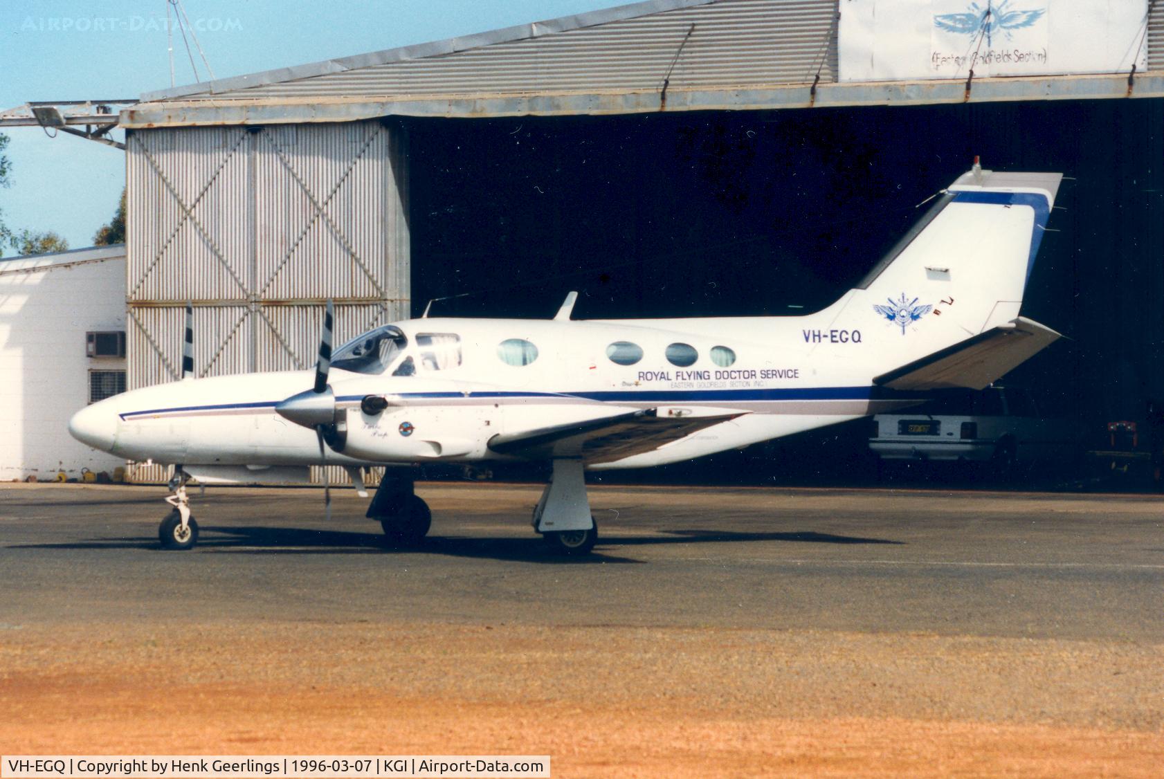 VH-EGQ, 1984 Cessna 425 Conquest 1 C/N 425-0202, Kalgoorlie , Australia