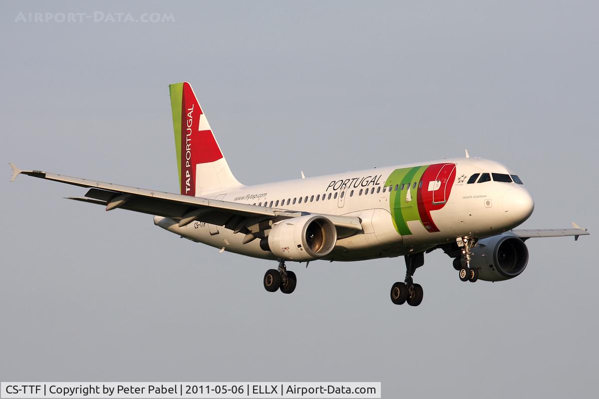 CS-TTF, 1998 Airbus A319-111 C/N 837, LUX
