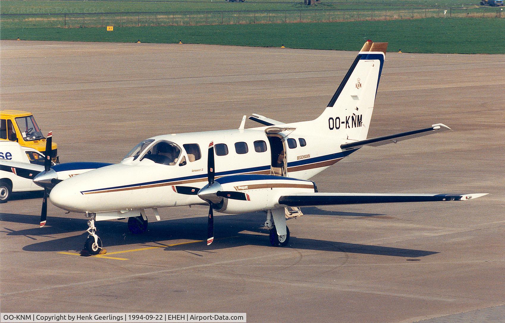 OO-KNM, Cessna 441 Conquest II C/N 441-0344, Begemann