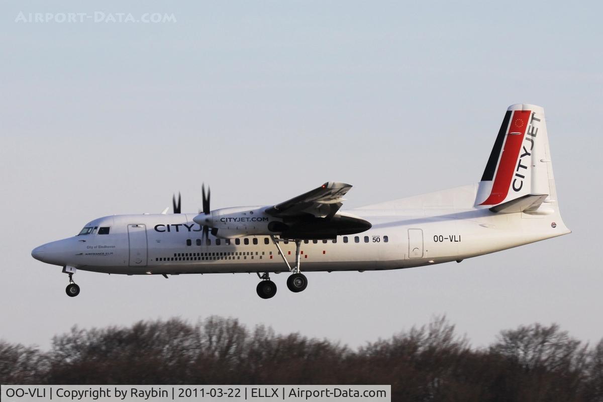 OO-VLI, 1991 Fokker 50 C/N 20226, Former VLM OO-VLI