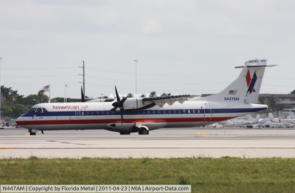 N447AM, 1995 ATR 72-212 C/N 447, Eagle ATR 72