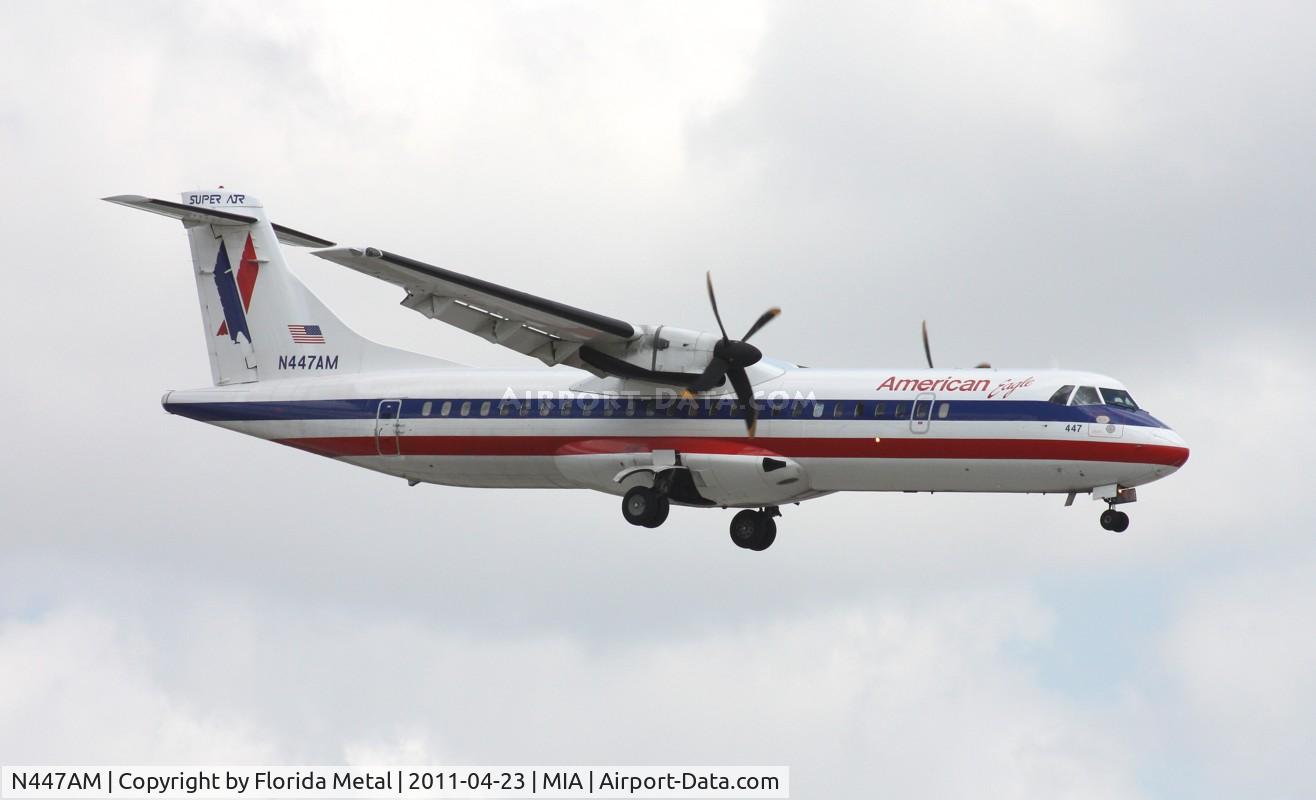 N447AM, 1995 ATR 72-212 C/N 447, Eagle ATR 72