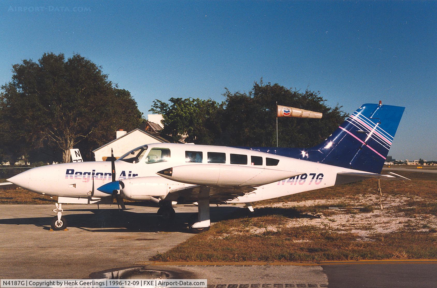 N4187G, 1977 Cessna 402B C/N 402B1233, Region Air