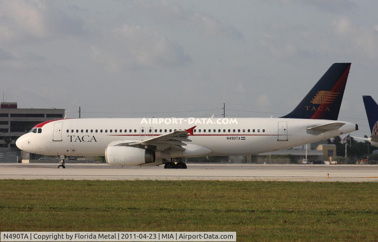 N490TA, 2004 Airbus A320-233 C/N 2282, Taca A320