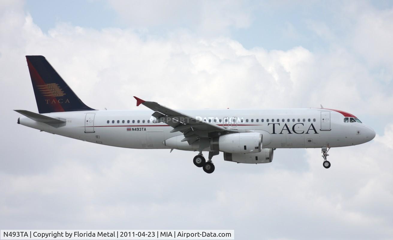 N493TA, 2006 Airbus A320-233 C/N 2917, Taca A320