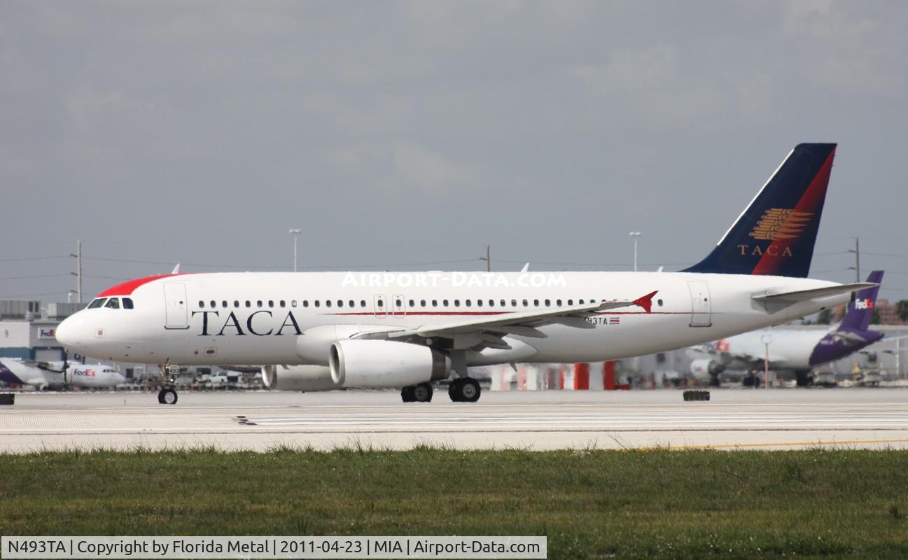 N493TA, 2006 Airbus A320-233 C/N 2917, Taca A320