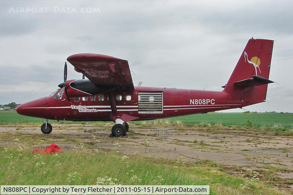 N808PC, 1967 De Havilland Canada DHC-6-100 Twin Otter C/N 77, Dehavilland DHC-6-100, c/n: 77 at Langar for the Boogie Weekend - but poor weather kept it on the ground for most of the time