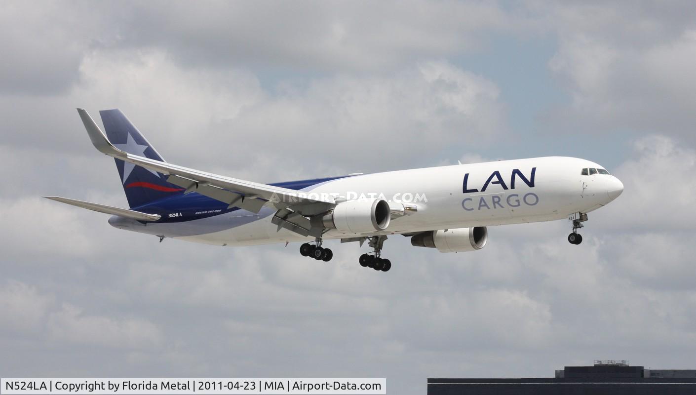 N524LA, 2007 Boeing 767-346F C/N 35816, Lan Chile Cargo