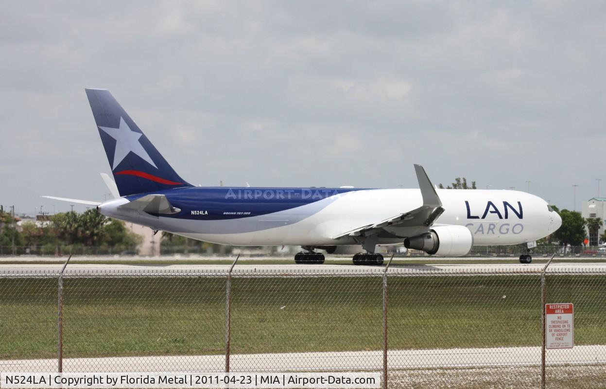 N524LA, 2007 Boeing 767-346F C/N 35816, Lan Chile Cargo